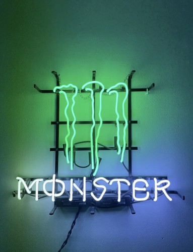 Monster energy leuchtreklame - monster,
