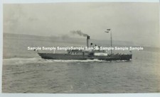 PADDLE STEAMSHIP LEAVING