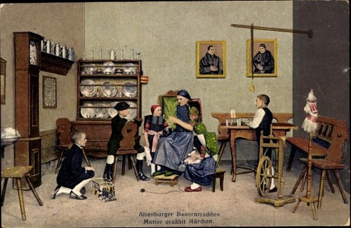 Altenburger bauerntrachten - ak,