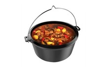 Tepro 8230N Gusseisen Dutch-Oven mit Einleger Grilltopf Suppenkessel 6 Liter NEU