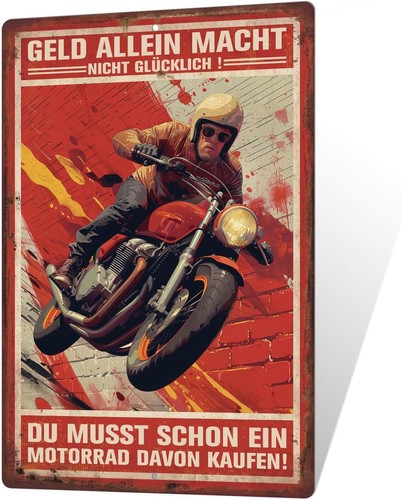 Motorrad blechschild 30x20cm - motorrad,