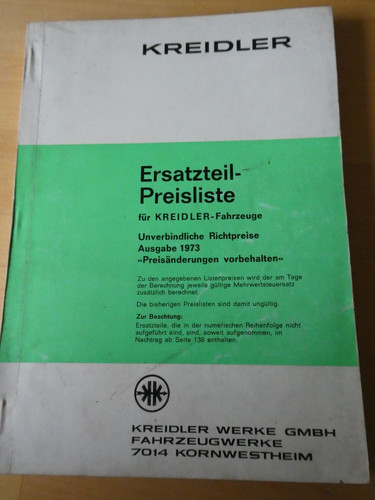 Original kreidler 1973 - original,