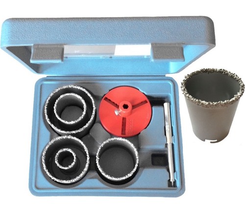 Fliesen bohrkronen 7er - bohrkronen, set