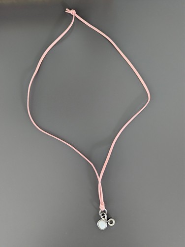 Fossil charm kette rosa mit - charm,