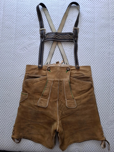 Hirschlederhose kurz - hirschlederhose, 52