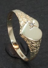 Siegelring 9 Karat Gelbgold
