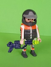 Playmobil Sammlung Figur Spezial Agent mit Helm und Laserkanone #4397