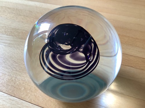 Glaskugel briefbeschwerer - glaskugel,,