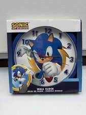 Sonic Wanduhr, Kinderuhr mit Zahlen, 25cm - Neu & OVP - SEGA LIZENZPRODUKT