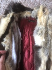 Echtpelz Pelzjacke multicolor