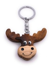 Elchkopf mit Geweih sweet Holz