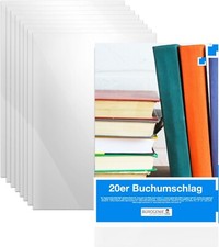 20x Buchumschlag klar & transparent Umschlag & Hefthülle Buchschoner - DIN A4