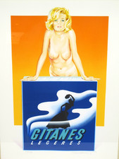 Mel Ramos (1935-2018) - Lithographie "Gitanes" Nummeriert 150/199 Signiert 1999