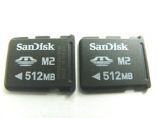 2 x 512MB Memory Stick Micro