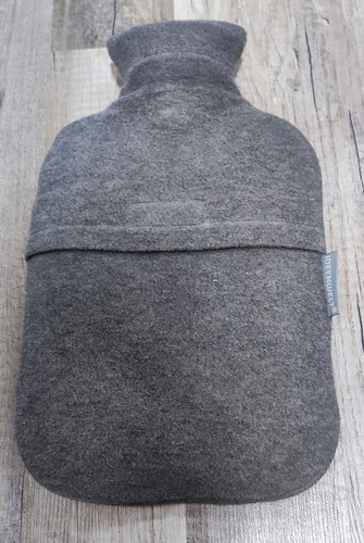 Wärmeflasche grau mit