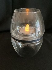 Herstal DK - 2x Teelichthalter - Glas / Metall