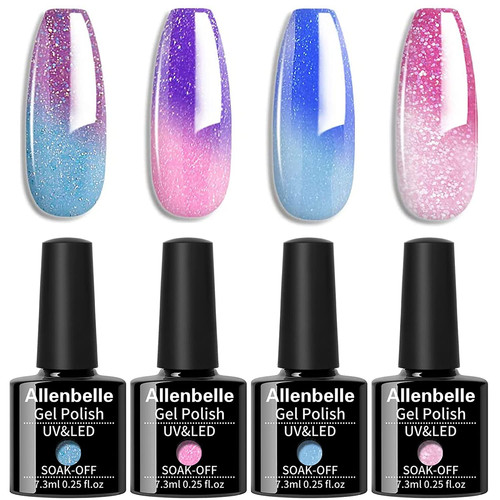Nagellack thermo set 4 - uv,