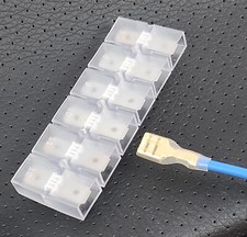 2 Stk 6 fach Flachstecker Leiste 6,3 Kabelschuh Verbinder Verteiler Oldtimer Kfz