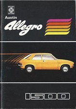 AUSTIN ALLEGRO 1500 Bedienungsanleitung 1973 Betriebsanleitung Handbuch  BA