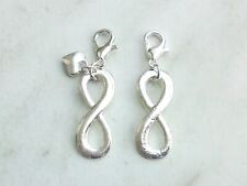 Charms Anhänger INFINITY *Charm Herz Unendlichkeit für Bettelarmband und Kette