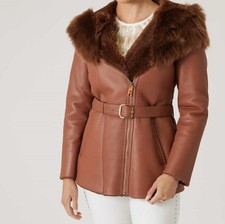 Lederjacke braun 36 Damen
