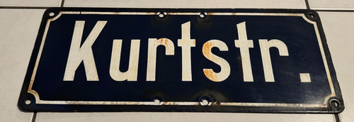 Original straßenschild - straßenschild, *