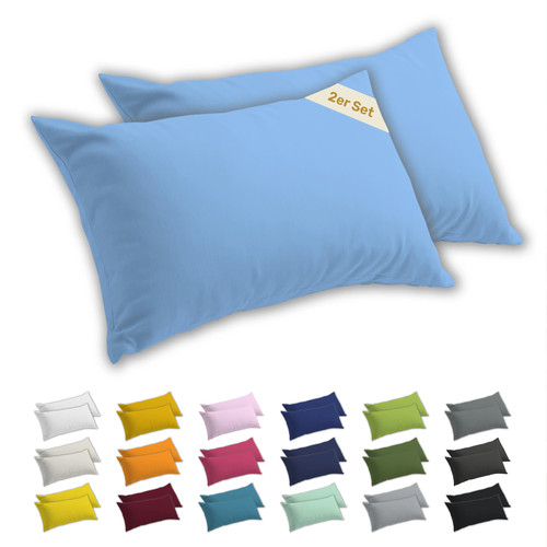 Kissenbezug 2er set jersey - set,