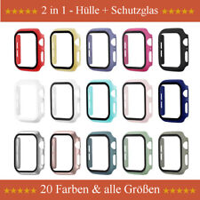 Hülle für Apple Watch 1-10 SE Ultra 2 Case Schutzhülle mit Display Schutz Glas