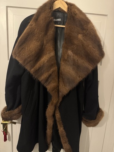 Vintage pelz woll - woll, kaschmir