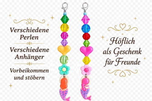 Handgefertigt bunte perlen - handgefertigt,