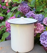  emaillierter 10 L. Eimer mit