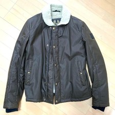 Belstaff Khaki Boa Collar