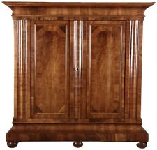 Antiker  Barock Halb Wellen Schrank Zürich ähnlich Frankfurter Nussbaum 18 Jh.