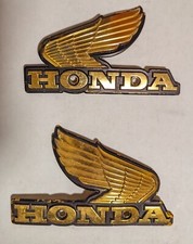 Set of 2 Honda tank emblems