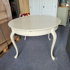 Tisch Esstisch rund 110 cm Gebraucht Chippendale Warrings Stil Möbel altweiß