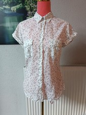H&M Bluse Kurzarm weiss Gr. 38