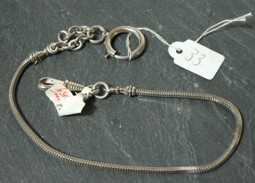 Alte silberne taschenuhrkette - alte,