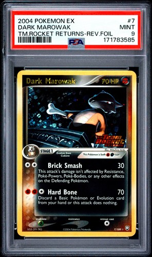 Dark marowak reverse holo - reverse,