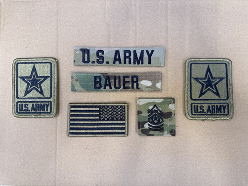 Army patch set acu - set,