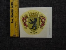 DECAL  wappen BERLIN antik