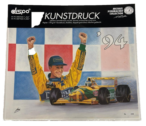 Kunstdruck michael schumacher - kunstdruck,