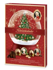 Reber Mozart Adventskalender mit echten Mozartkugeln, Marzipan & Nougat | 480g