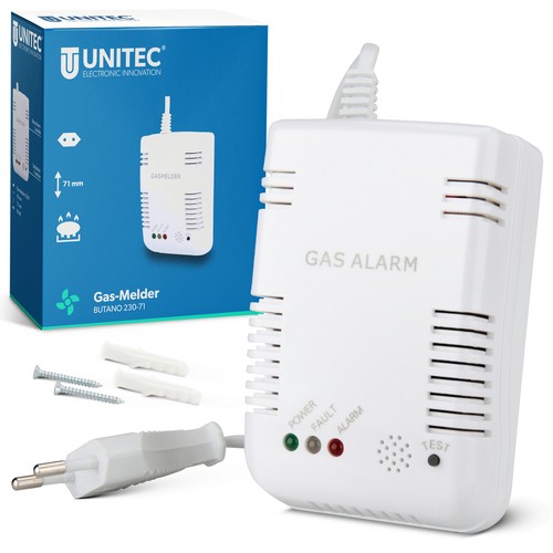 Gasmelder unitec für erdgas - gasmelder,