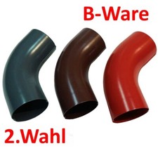 2. WAHL Fallrohrbogen Ablaufbogen Ø 90mm Ø 100mm Farbig verzinkt beschichtet