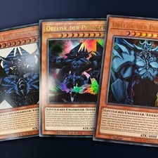 Obelisk der Peiniger SET Neu! LIMITIERTE AUFLAGE  Yugioh Deutsch Götterkarte