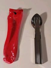 DDR NVA Essbesteck Feldbesteck 4 teilig mit Tasche