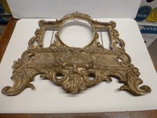 Alte Pendule Frontschürze Kaminuhr zum Verwerten oder Deko