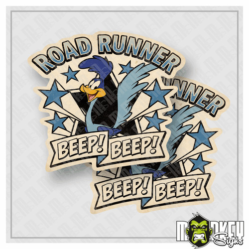 Roadrunner vintage sticker - roadrunner,