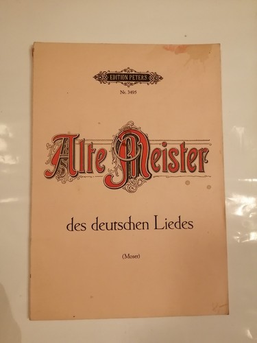 Alte meister des - des, deutschen
