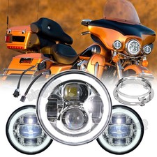 7" 4,5" LED Scheinwerfer mit